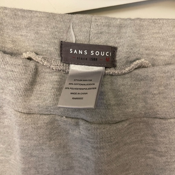 Gray Cotton Skirt with Ties - Picture 4 of 4